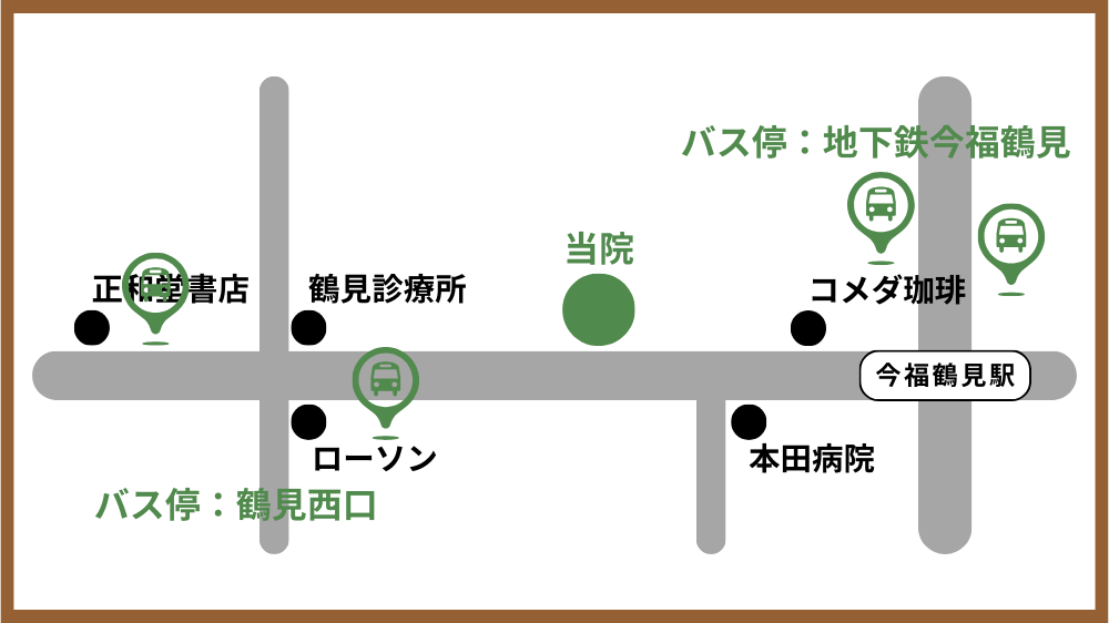 バスでのアクセス